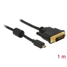 Delock 83585 (micro HDMI -> DVI-D (24+1), apa-apa, 1m) kábel