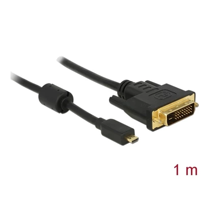 Delock 83585 (micro HDMI -> DVI-D (24+1), apa-apa, 1m) kábel