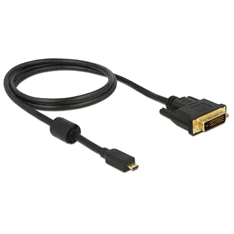 Delock 83585 (micro HDMI -> DVI-D (24+1), apa-apa, 1m) kábel