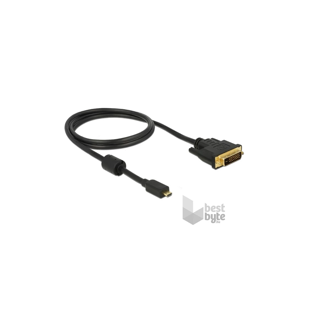 Delock 83585 (micro HDMI -> DVI-D (24+1), apa-apa, 1m) kábel