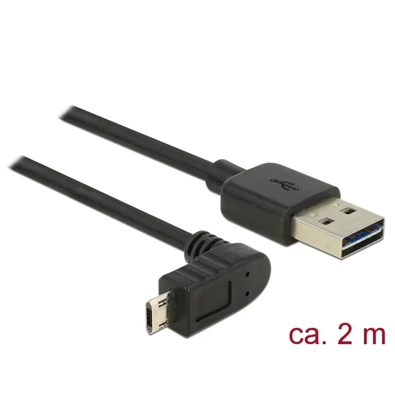 Delock 83856 Easy USB 2.0 A/Easy USB 2.0 Micro-B kábel