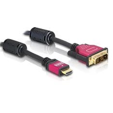 Delock 84342 HDMI-A – DVI-D 1.8m apa/apa átalakító kábel