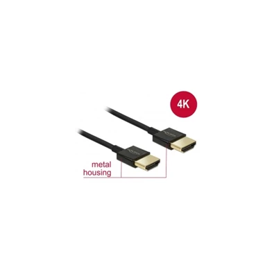 Delock 84771 Premium 1 méter High Speed 4K vékony HDMI kábel Ethernettel