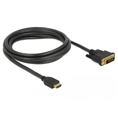 Delock 85654 HDMI - DVI 24+1 kétirányú 2m kábel