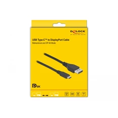 Delock 86037 50cm USB-C - DisplayPort 8K 60Hz kétirányú kábel