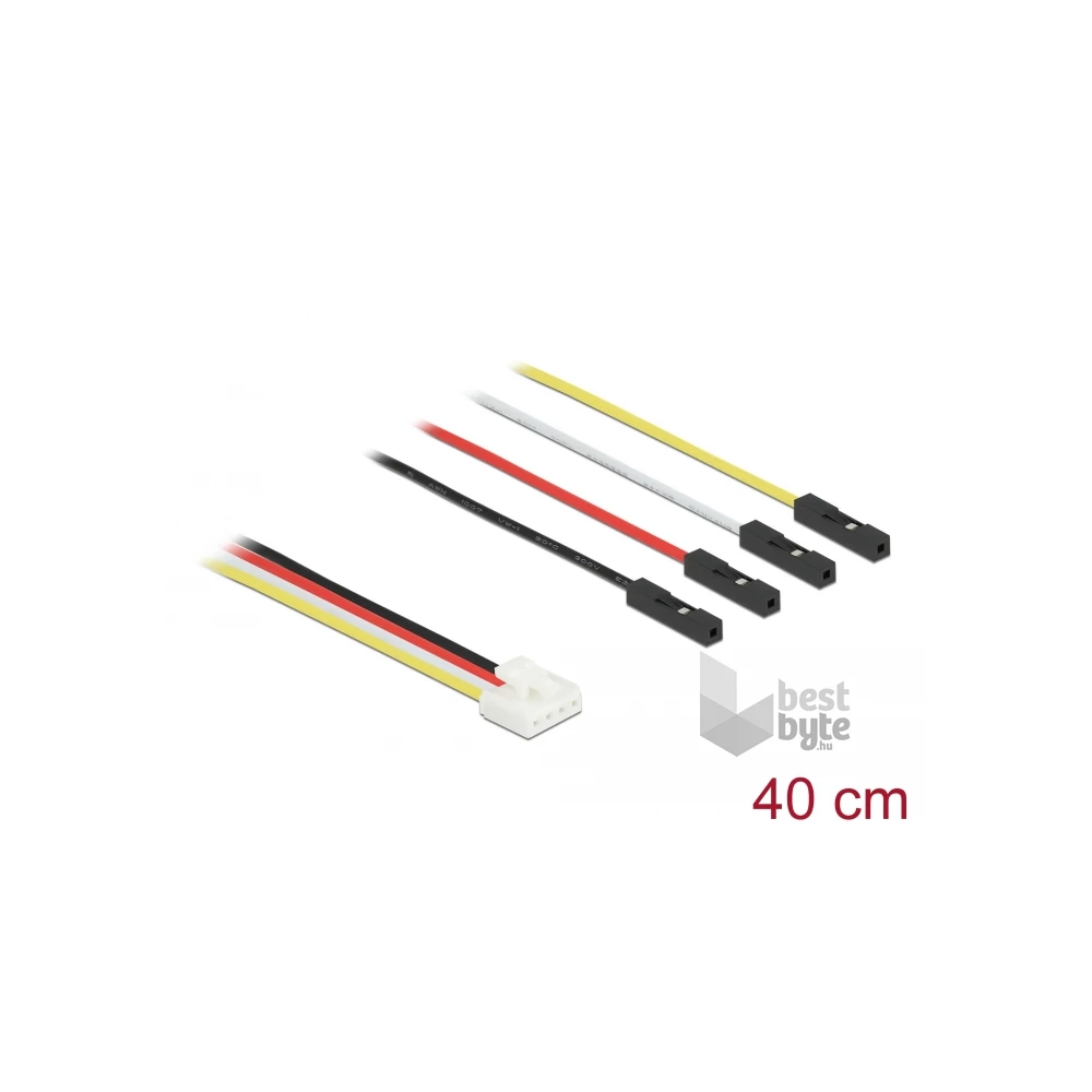 Delock 86949 40cm IOT Grove 4 tűs apa - 4x Jumper anya Arduino lapokhoz átalakító kábel