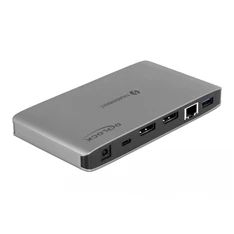 Delock 87777 Thunderbolt3 8K - Dual DisplayPort/USB3.2/LAN/SD/Jack/PD 3.0 dokkoló állomás