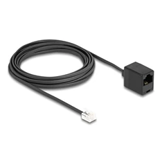 Delock 88095 5m RJ11 apa - RJ45 anya fekete telefon kábel