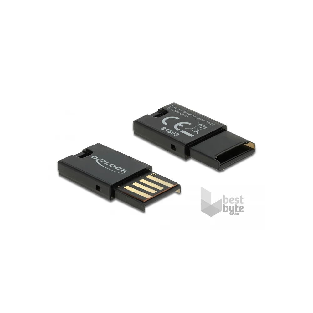 Delock 91603 Micro SD memóriakártyákhoz USB 2.0 kártyaolvasó