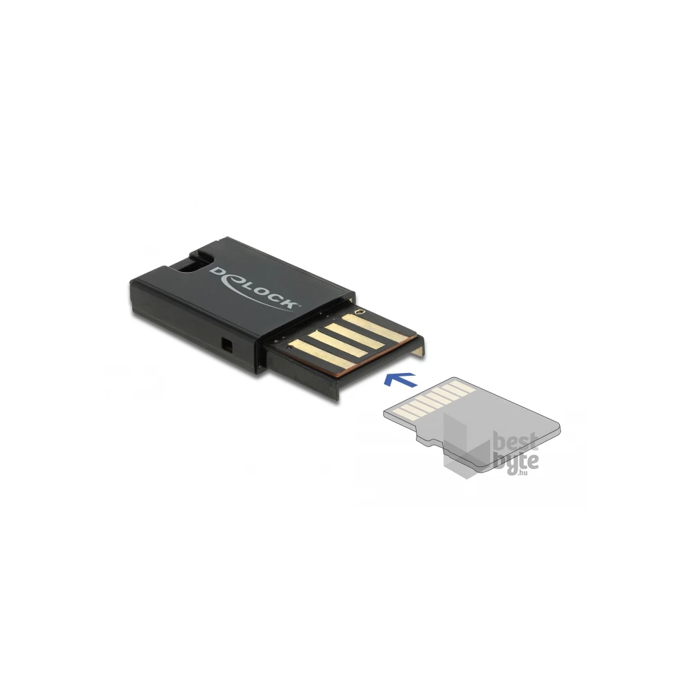 Delock 91603 Micro SD memóriakártyákhoz USB 2.0 kártyaolvasó