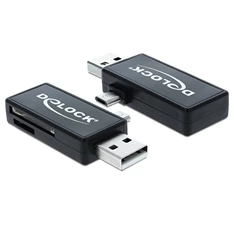 Delock 91731 Delock micro USB /USB A OTG kártyaolvasó