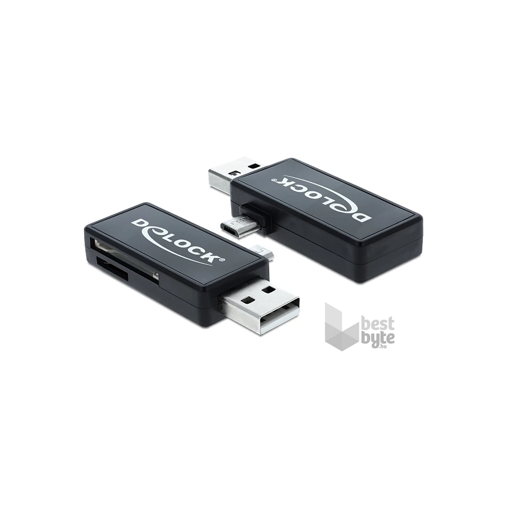 Delock 91731 Delock micro USB /USB A OTG kártyaolvasó