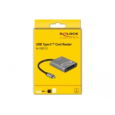 Delock 91741 XQD 2.0 memóriakártyákhoz USB Type-C kártyaolvasó