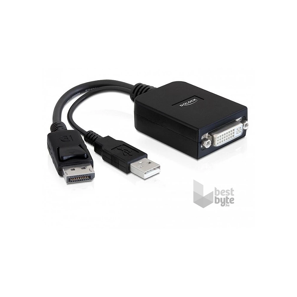 Delock 61855 Adapter Displayport apa> DVI-I 24+5 anya active