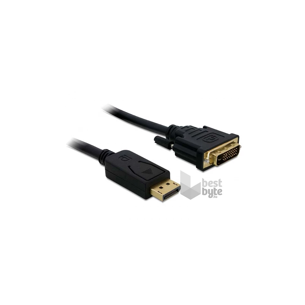 Delock 82591 Displayport - DVI 24+1 kábel, apa - apa 2,0m