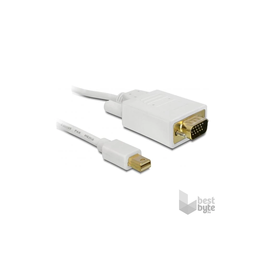 Delock 82936 Displayport mini apa > VGA 15 pin apa kábel, 5 m