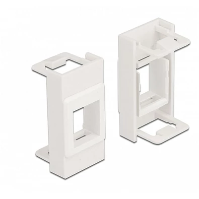 Delock 81353 Easy 45 Modul Keystone tartó 22,5 x 45 mm, fehér