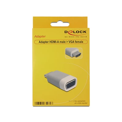 Delock 65472 HDMI-A apa > VGA anya adapter