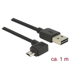 Delock 83846 Kábel, EASY-USB 2.0-s A-típusú csatlakozódugó > EASY-USB 2.0-s Micro-B típusú csatlakozódugó,