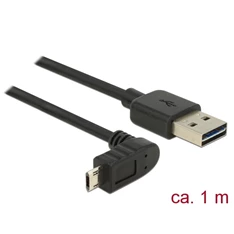 Delock 83848 Kábel, EASY-USB 2.0-s A-típusú csatlakozódugó > EASY-USB 2.0-s Micro-B típusú csatlakozódugó,