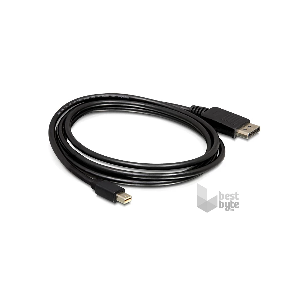 Delock 82438 Mini Displayport - Displayport kábel 1,8m