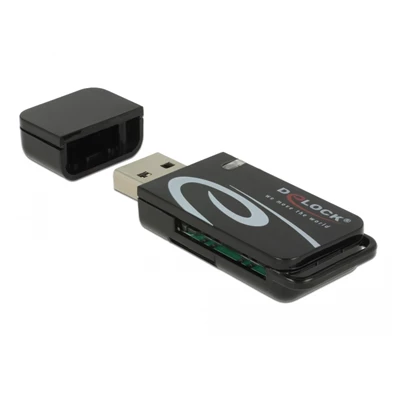Delock 91602 Mini USB 2.0 kártyaolvasó SD és Micro SD csatlakozó felülettel