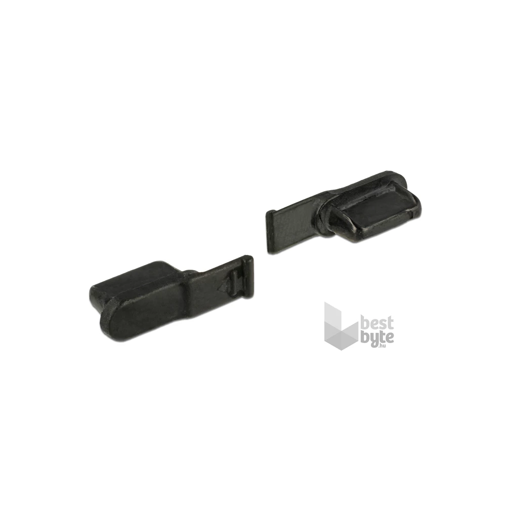 Delock 64033 Porvédő az Lightning hüvely, 10 darab fekete