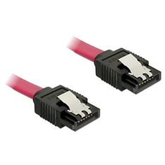 Delock 82676 SATA 6Gbps 30cm piros kábel