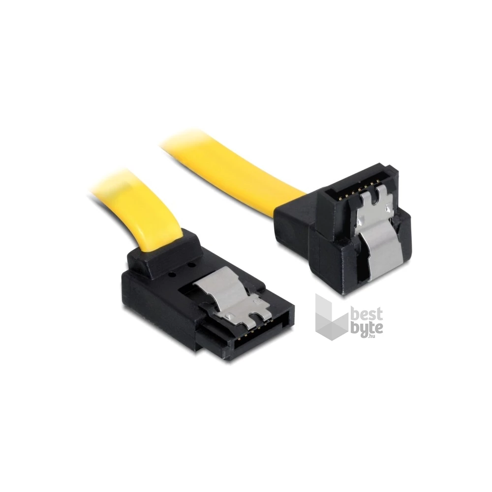 Delock 82821 SATA 6 Gb/s 50 cm kábel, 90°-os