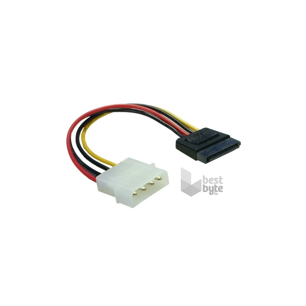 Delock 60100  4 tűs apa (Molex) to SATA HDD (egyenes) hálózati kábel