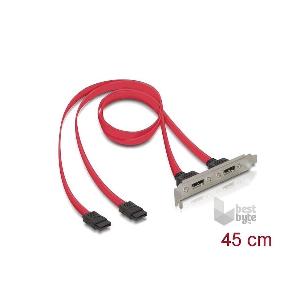 Delock 65116 Slot konzol 2x belső SATA > 2x külső eSATA