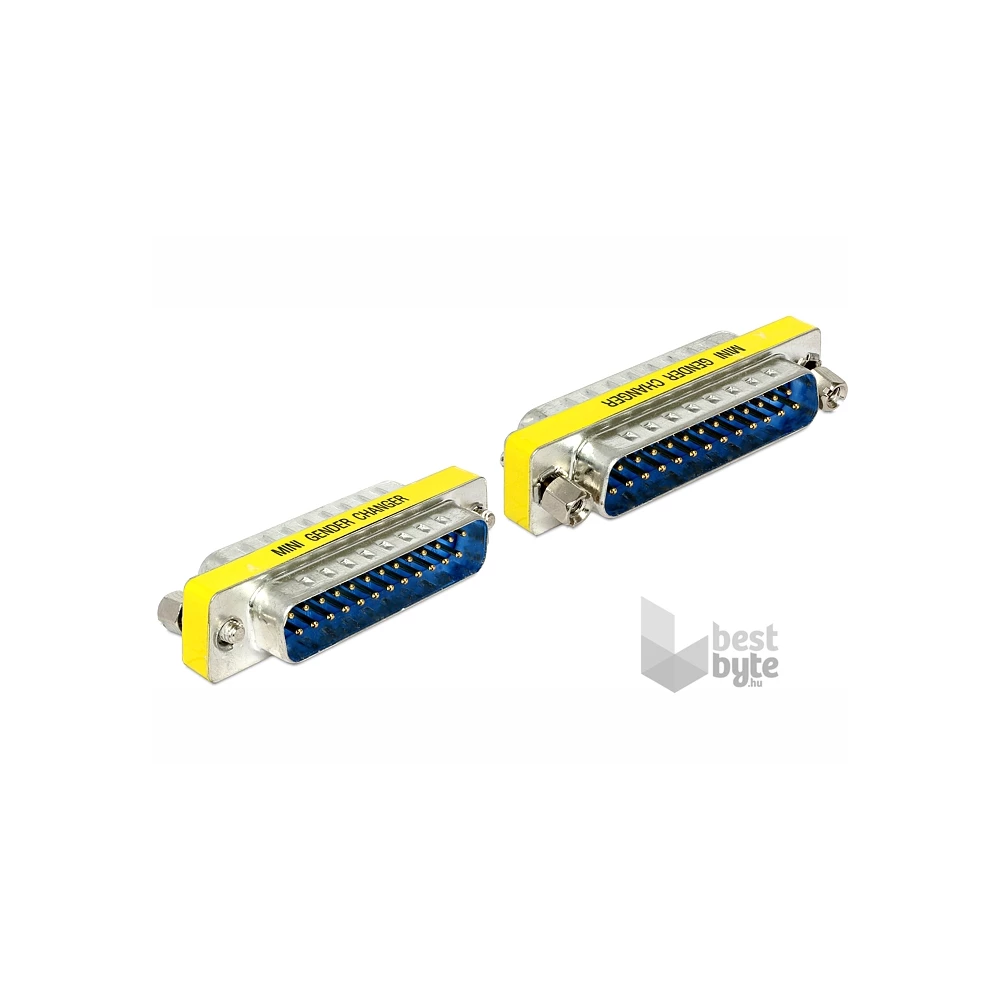 Delock 65482 Sub-D 25 pin apa > apa nemváltó adapter