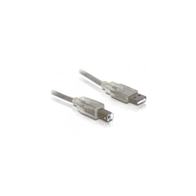 Delock 82057 USB2.0–A apa - USB 2.0-B apa kábel, 0,5m