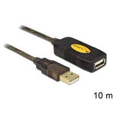 Delock USB 2.0 hosszabbító kábel, aktív 10m