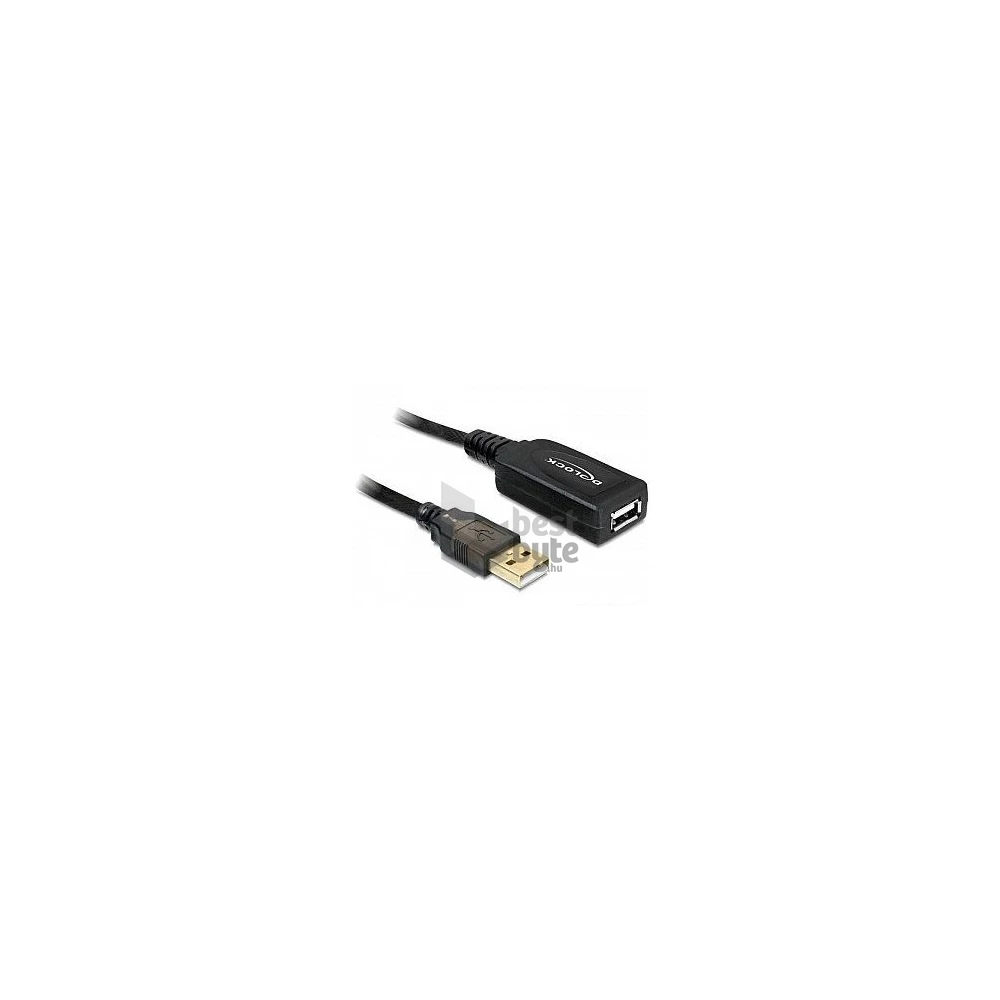 Delock 82308 aktív USB 2.0 hosszabbító, 5 m.