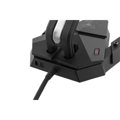 Deltaco Gaming GAM-064 RGB LED fekete/szürke asztali mikrofon
