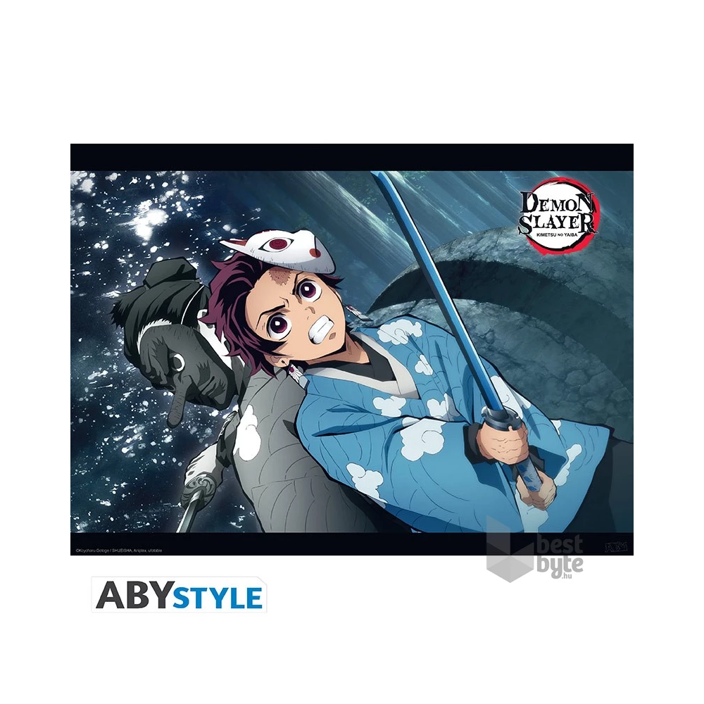 Demon Slayer "Tanjiro & Urokodaki" 52x38 cm poszter