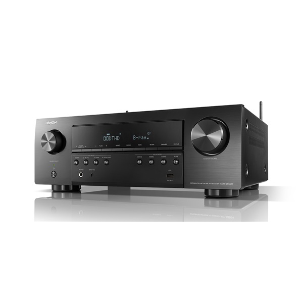 DENON AVR-S650H fekete 5.2 csatornás házimozi rádióerősítő