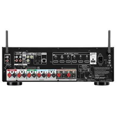 Denon AVR-X1700H 8K 7.2 csatornás fekete házimozi erősítő