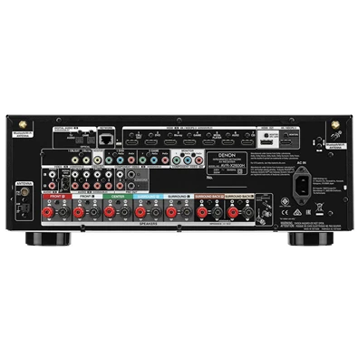 Denon AVR-X2600H 7.2 csatornás fekete házimozi erősítő