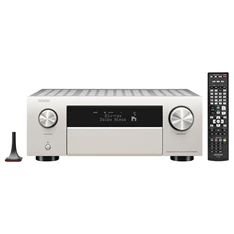 Denon AVR-X4500H Premium 9.2 csatornás ezüst házimozi rádióerősítő