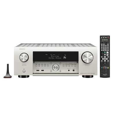 Denon AVR-X4500H Premium 9.2 csatornás ezüst házimozi rádióerősítő