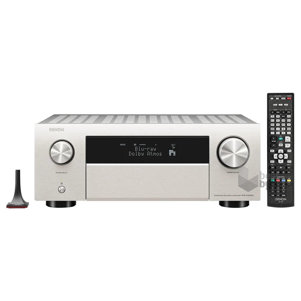 Denon AVR-X4500H Premium 9.2 csatornás ezüst házimozi rádióerősítő