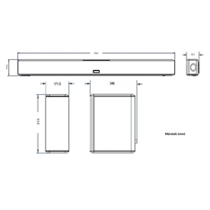 Denon DHT-S514 2.1 csatornás hangprojektor