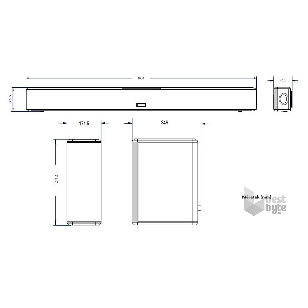 Denon DHT-S514 2.1 csatornás hangprojektor