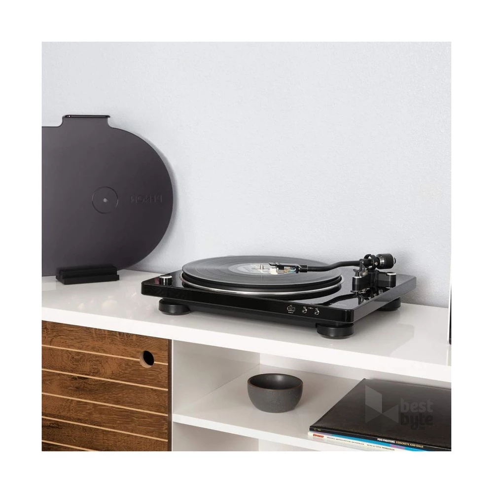 Denon DP-450USB fekete automata bakelit lemezjátszó