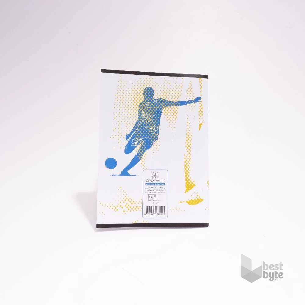 Design Sport A5 sima 20-32 iskolai tűzött füzet