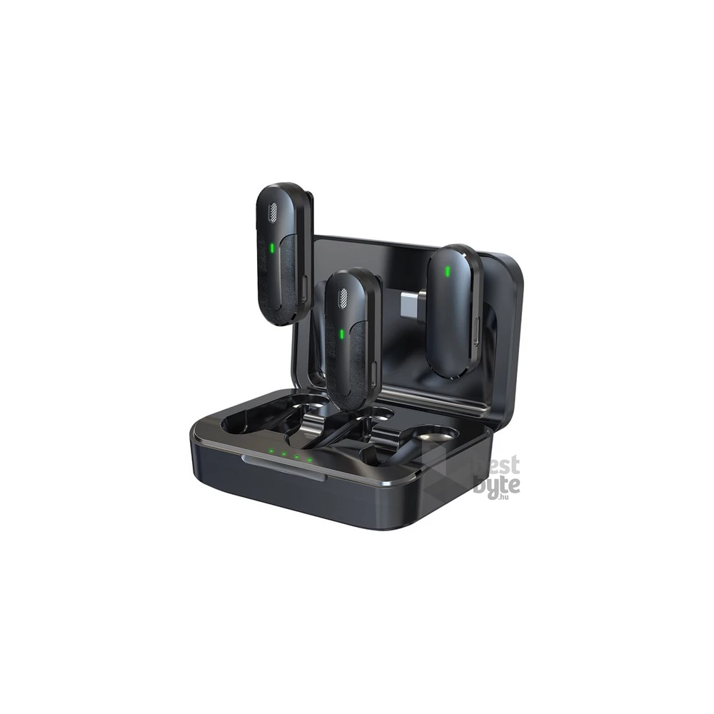 Devia M8-2-C 2db fekete Bluetooth mikrofon