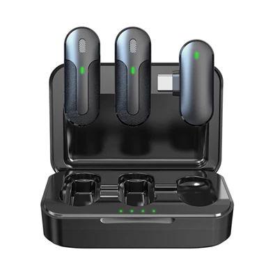 Devia M8-2-C 2db fekete Bluetooth mikrofon