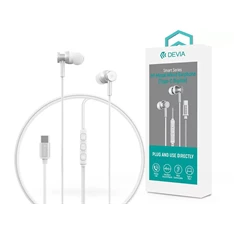 Devia ST108783 Smart Series M1 Metal In-Ear Type-C ezüst sztereó fülhallgató Devia ST108783 Smart Series M1 Metal In-Ear Type-C ezüst sztereó fülhallgató